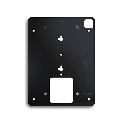 Basalte Eve wandhouder voor iPad Pro 12.9 Gen 3-6 - Zwart