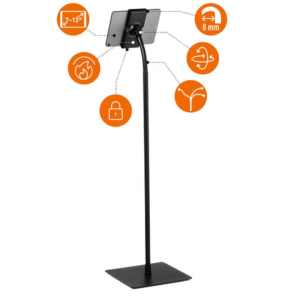 Durable Tablethouder TOUGH Vloerstandaard 7-13 inch tablets
