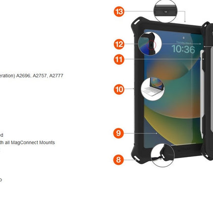 Joy Factory aXtion Slim MH for iPad  10th /11thGen CWA655MH