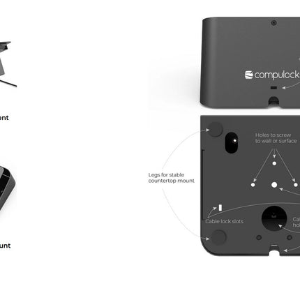 Maclocks Compulocks Kiosk & AV Capsule stand VESA 341B