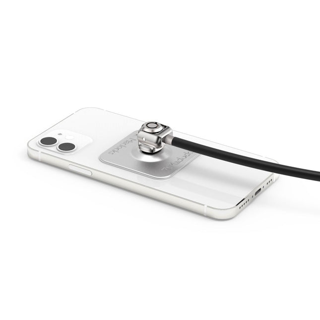Maclocks Maclocks Beveiligingsplaat voor iPad/Samsung/Surface Tablets met Spiraalkabel