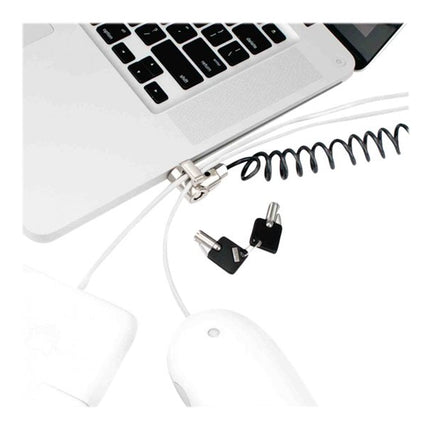 Maclocks Maclocks Spiraalkabelslot voor Laptops, PC's en Randapparatuur