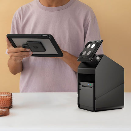 Maclocks Maclocks Tablet Printer Kiosk met Universal Magnetix Mount