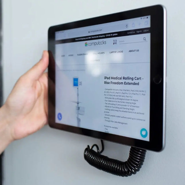 Maclocks Magnetix Wandhouder met anti-diefstalkabel