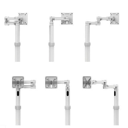 Maclocks VESA mount Rise Extended Tablet Stand - hoogte instelbare verrijdbare vloerstandaard