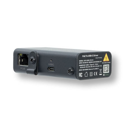 PoE Texas USB-C PoE Adapter - Power & Data (LAN) -25W- Gigabit