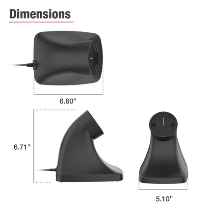 RAM Mounts GDS® Uni-Conn™ Powered Kiosk Dock met USB-C