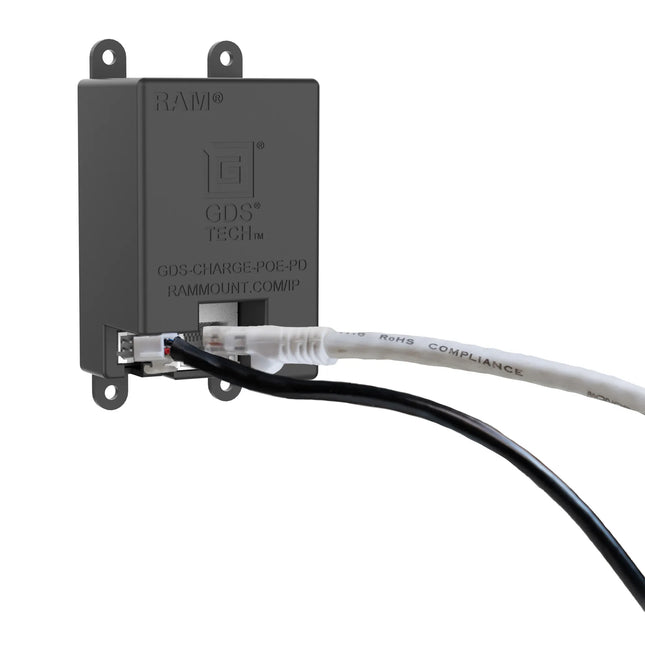 RAM Mounts Uni-Conn™ Laag Profiel Muur dock met PoE (Europese stopcontacten)
