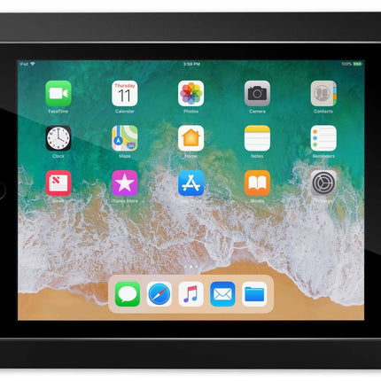 SimpliDock iPad 9.7 inbouw wandhouder Zwart