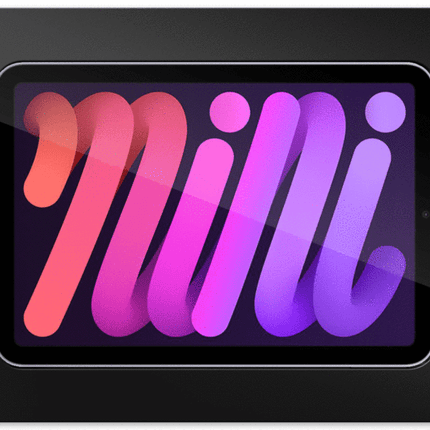 SimpliDock iPad Mini 6|7 (A17 Pro) inbouw wandhouder -Zwart -