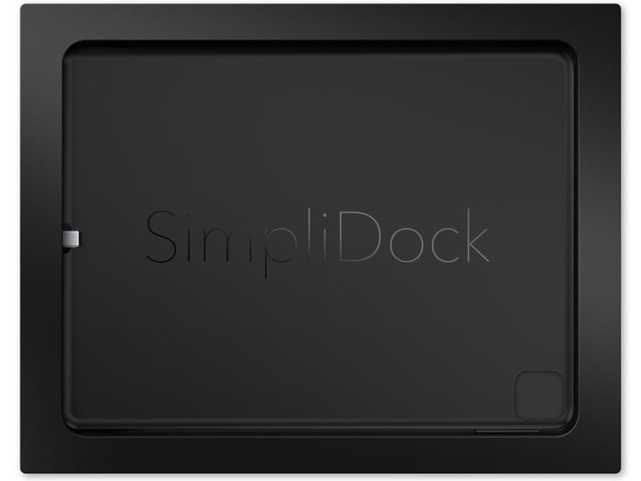 SimpliDock Simplidock Inbouw Wandhouder voor iPad Pro 13" (M4/M5) Zwart