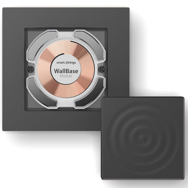 Smart Things Magnetische Qi-oplader met dop Wave 55mm, zwart mat