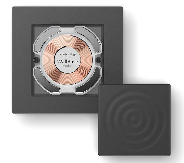 Smart Things Magnetische Qi-oplader met dop Wave 55mm, zwart mat