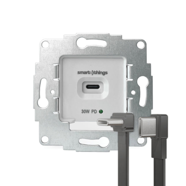 Smart Things sCharge 30W inbouw voedingsadapter 230V met USB-C