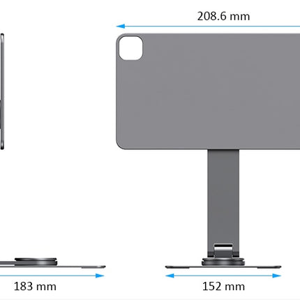 Smart Things sNaps Magnetisch tafeldock voor iPad Pro 13″ M4/M5 opladen via Smart Connector