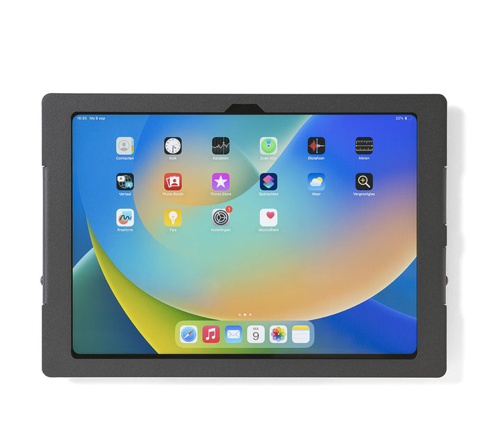 TABDOQ Tabdoq Lite Wandhouder voor iPad 10th-11th gen. Zwart-Grijs