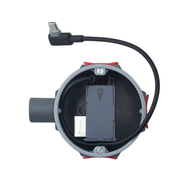 Tabletsolution PoE+ naar USB-C Adapter, 25W, 100 Mbit/s, met Haakse USB-C Kabel