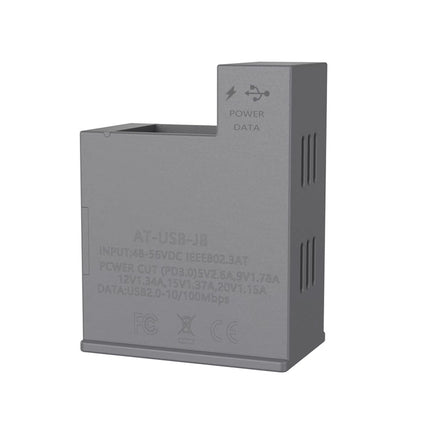 Tabletsolution PoE+ naar USB-C Adapter, 25W, 100 Mbit/s, Zonder Kabel
