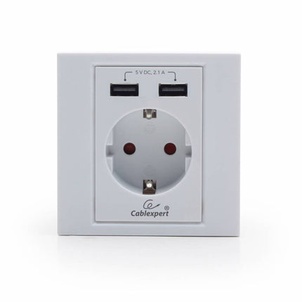Tabletsolution.nl Inbouwstopcontact met dubbele Tablet USB-lader