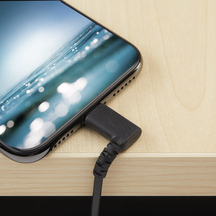 Tabletsolution.nl iPad Lightning kabel haaks 2 meter -Zwart