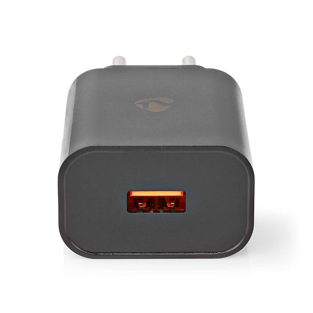 Tabletsolution.nl Universele USB-A tablet snellader, 3 A,( 18 watt) Zwart