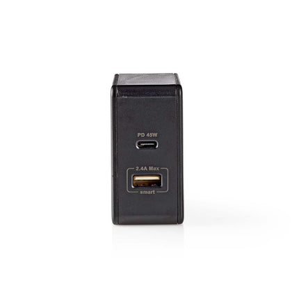 Tabletsolution.nl Universele USB-C/USB-A tablet lader, 3 A, Zwart