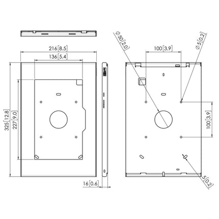 Vogel's Professional Tablock TabletbehuizingSamsung Galaxy Tab A8 (2022)