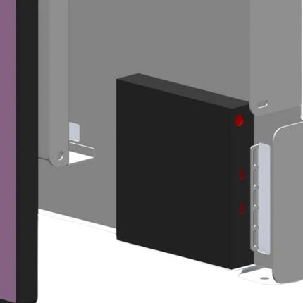 WTB Design 50" stalen monitorbehuizing