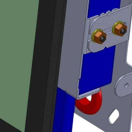 WTB Design 55" stalen monitorbehuizing